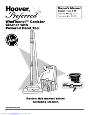 Hoover S3621 Owner's Manual