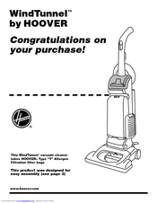 Hoover U5432 Owner's Manual