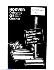Hoover S3217 Operating Manual