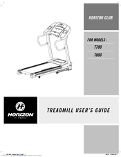 Horizon Fitness HORIZON CLUB T800 User Manual