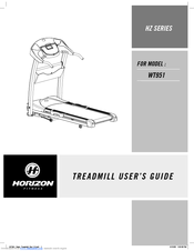 Horizon Fitness TREADMILL WT951 User Manual