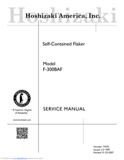Hoshizaki F-300BAF Service Manual