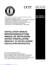 Hoshizaki KM-1300SRH-E Installation Manual