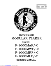 Hoshizaki F-1000MLF Service Manual