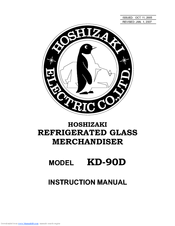 Hoshizaki KD-90D Instruction Manual