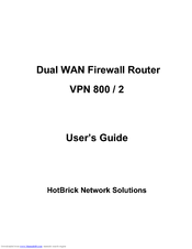HotBrick VPN 800 User Manual