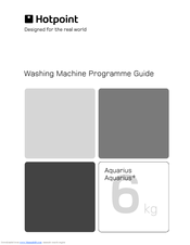 Hotpoint WF740 and Programming Manual