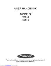 Hotpoint TDL14 User Handbook Manual
