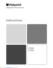 Hotpoint CTD80 Instructions Manual