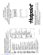 Hotpoint 6501 User Handbook And Installation Instructions