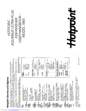 Hotpoint Aquarius Ultra Plus 7885 User Handbook Manual