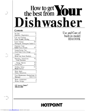 Hotpoint HDA1OOOK Use And Care Manual