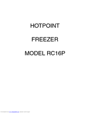 Hotpoint RC16P Instruction Book