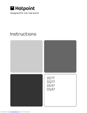 Hotpoint DQ77 Instructions Manual