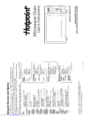 Hotpoint MW41P User Instructions