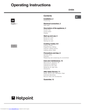 Hotpoint BS89EX Operating Instructions Manual