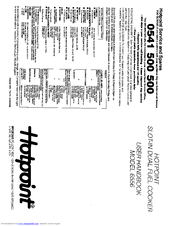 Hotpoint 6556 User Handbook Manual