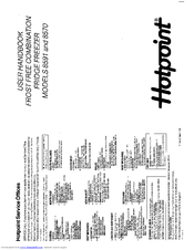 Hotpoint 8591 User Handbook Manual