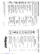 Hotpoint 9506 User Handbook Manual