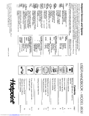 Hotpoint 9536 User Handbook Manual