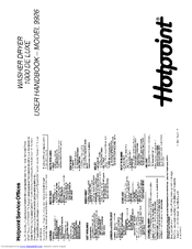 Hotpoint 9926 User Handbook Manual