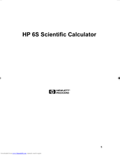 HP 6s_Solar Owner's Manual