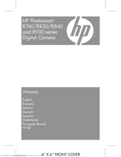 HP R937 - PhotoSmart Digital Camera Warranty