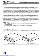 HP StorageWorks Ultrium 232 Quickspecs