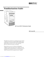 HP Vectra XW Series U1 Familiarization Manual