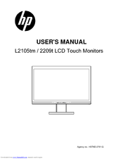 HP L2105TM User Manual