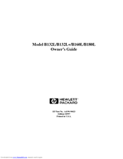 HP B160L Owner's Manual