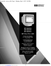 HP Ultra VGA 1280 User Manual