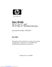 HP L919g - GSA Flat Panel Monitor User Manual