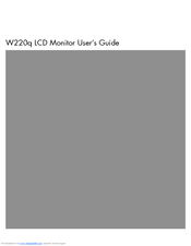 HP W220q User Manual