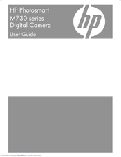 HP Photosmart M730 Series User Manual