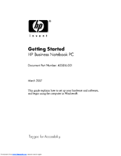 HP 435816-001 Getting Started