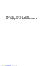 HP Officejet 6000 Hardware Reference Manual