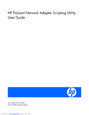 HP 289166-40B User Manual