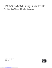 HP 5992-4755 Sizing Manual
