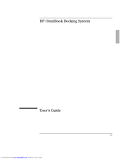 Hp Docking System User Manual