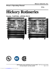 Hickory Hickory Rotisseries 45WDG PLUS Owner's Operating Manual