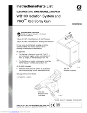 Graco GRACO OR PRO TI1681A Instructions-Parts List Manual