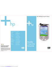 HP iPAQ Pocket PC Series Brochure & Specs