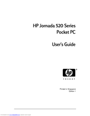 HP Jornada 520 User Manual