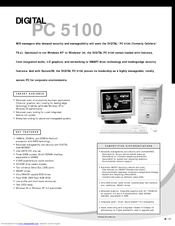 Dec Digital PC 500 Specification Sheet