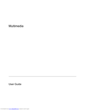 HP Multimedia Computer User Manual
