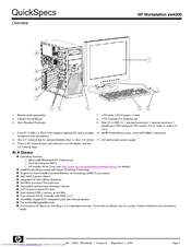 HP Xw4200 - Workstation - 1 GB RAM Specification