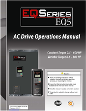 TECO-Westinghouse Motor Anab EQ5 Operation Manual