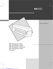 Hp DesignJet 350c Series Manuals | ManualsLib