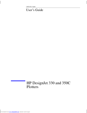 HP DesignJet 350c Series User Manual